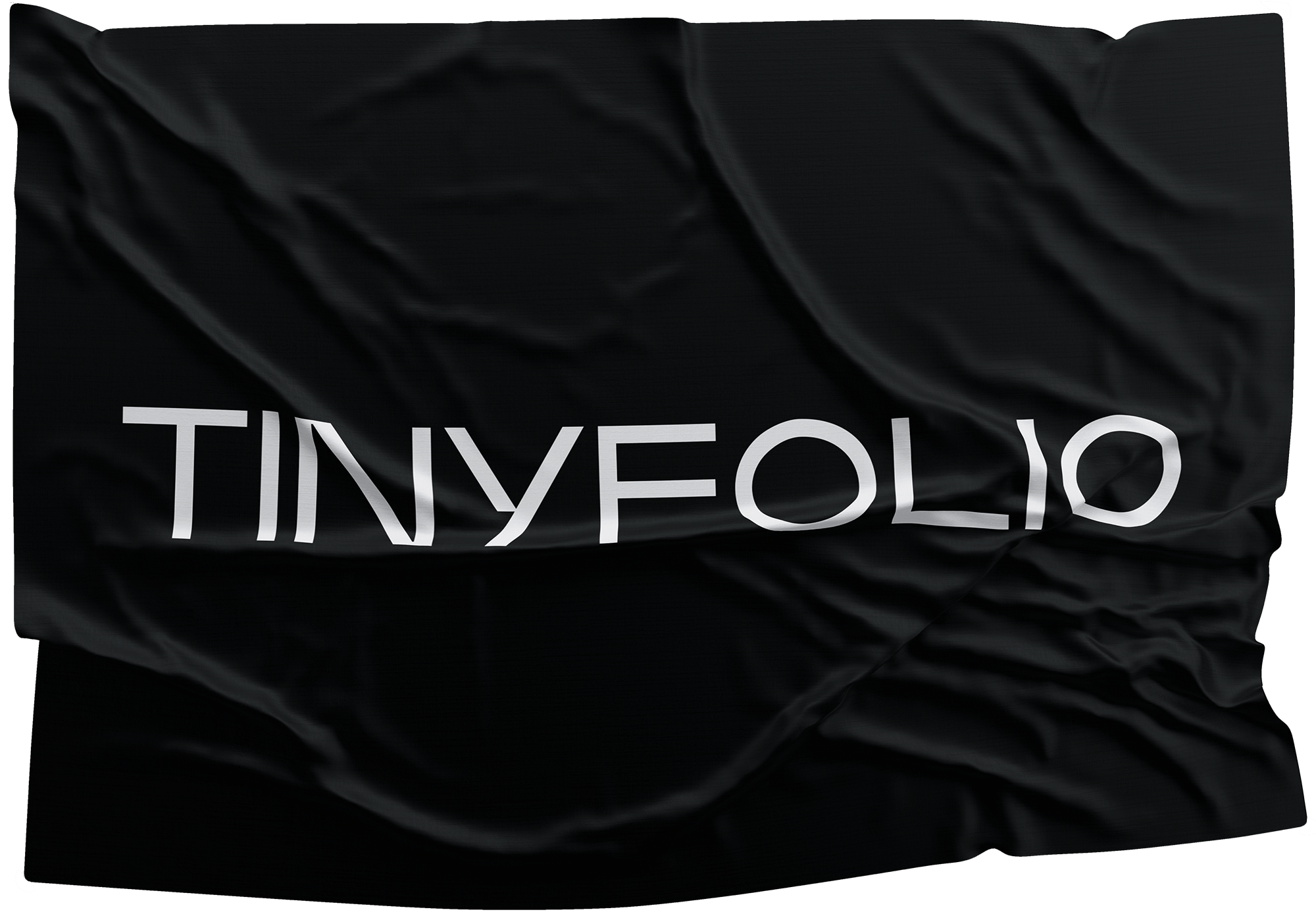 Tinyfolio Logo on Flag